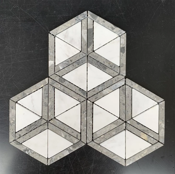 Marble Mosaic Shower Floor Tile