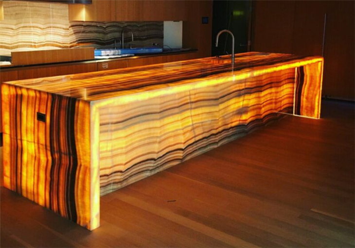 New Design Led Marble Sample Lumi Stone Light